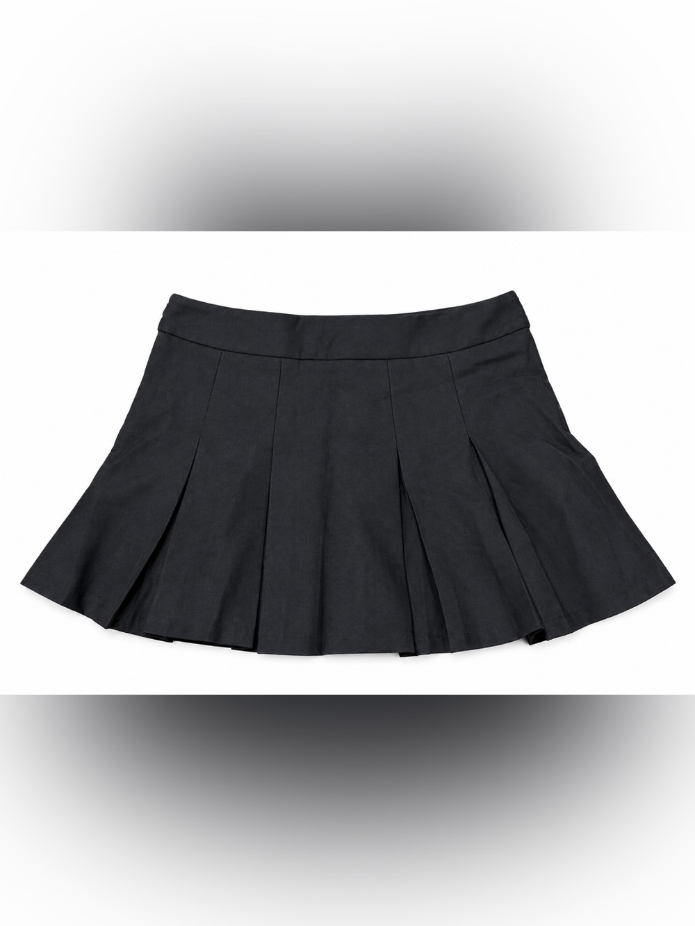 Pleated Skater Skirt in Black Size Medium Like New